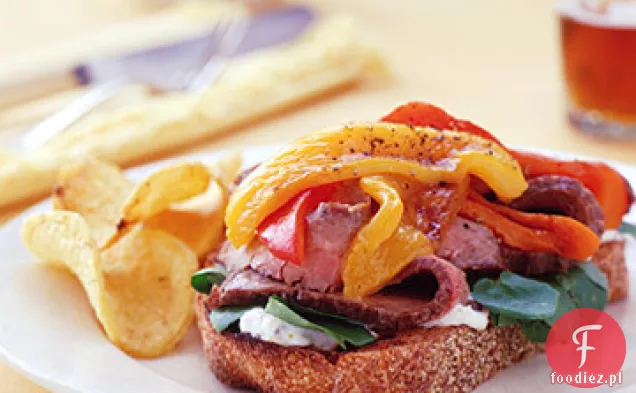 Pieczone Kanapki Flank-Stek