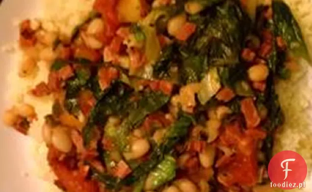Super nadzienie Cannellini Bean and Escarole Dish