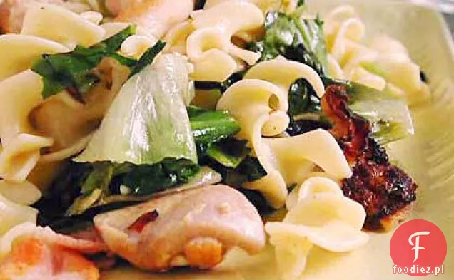 Makaron jajeczny z kurczakiem i Escarole
