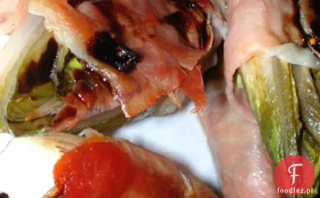Prosciutto Wrapped Endive W / Balsamiczna Redukcja Figi-Rachael Ra