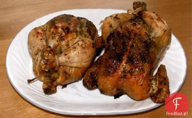 Grillowane Cornish Game Hens W / Ginger Butter