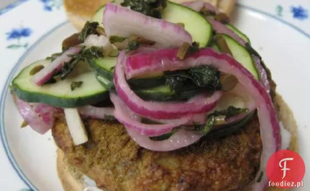 Hamburgery Z Kurczaka Tandoori Z Miętowymi Ogórkami
