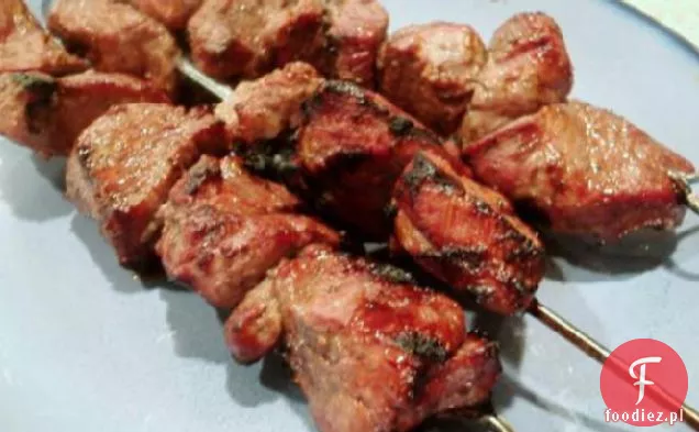 BBQ Kiwi jagnięce kebaby
