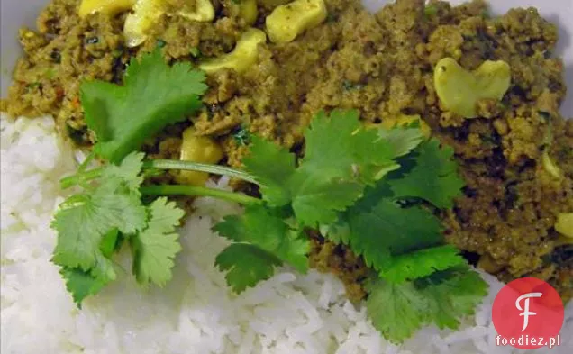 Curry Z Mięsem Jagnięcym (Rodzaj Kheema Shahzada)