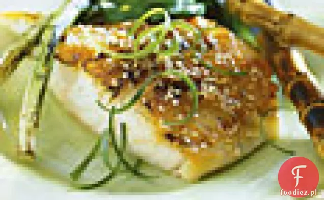 Grillowany okoń morski z sosem Miso-musztardowym