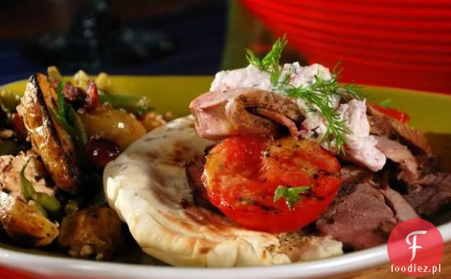 Gyros z rzodkiewką Tzatziki