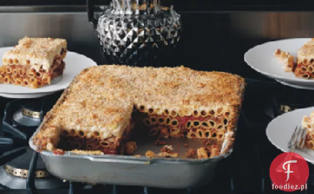 Zapiekanka z makaronem i jagnięciną (Pastitsio)