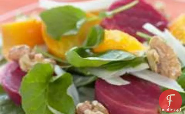 Pikantna Sałatka Z Pieczonych Buraków I Orzechów Włoskich