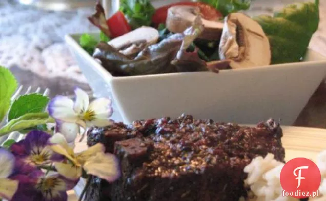 Grillowane kotlety jagnięce z czerwonym winem, czosnkiem i miodem