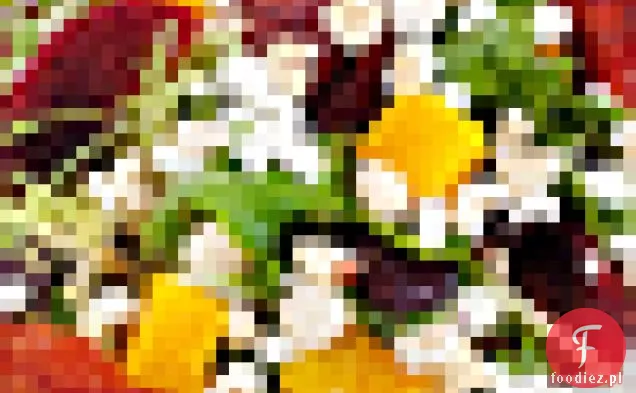 Sałatka Z Pieczonych Buraków, Chevre, Orzechów Laskowych Z Krewnymi Pomarańczami