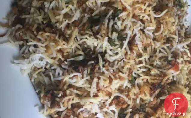 Masoor Pulao (warstwowo mielona Jagnięcina i soczewica z ryżem)