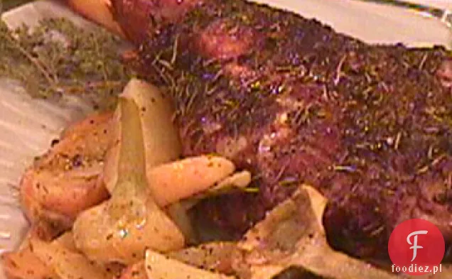 Pieczona jagnięcina Diane