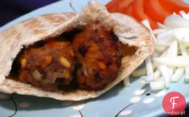 Kofte w kieszeniach Pita