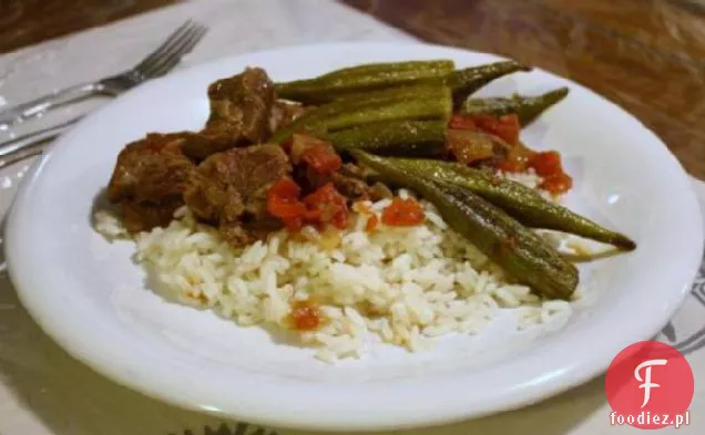 Bamya (gulasz z jagnięciny lub wołowiny i Okra)