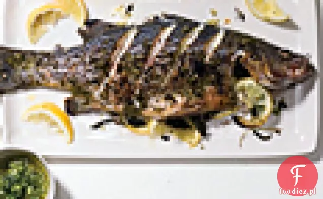 Cały bas w paski z cytryną i miętą