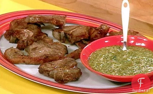 Kotlety jagnięce z sosem miętowo-musztardowym