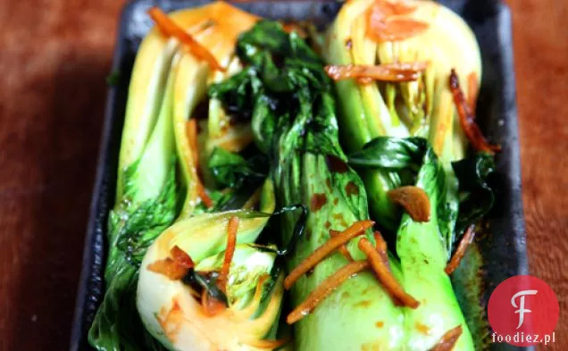 Imbir I Czosnek Duszone Bok Choy