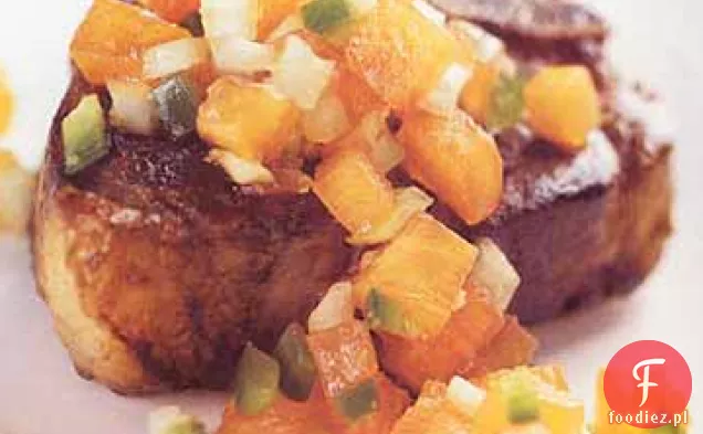 Kotlety jagnięce i świeży Chutney z Persimmon