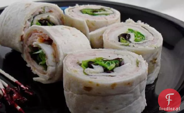 Pieczeń wołowa i Swiss Tortilla Roll-Ups
