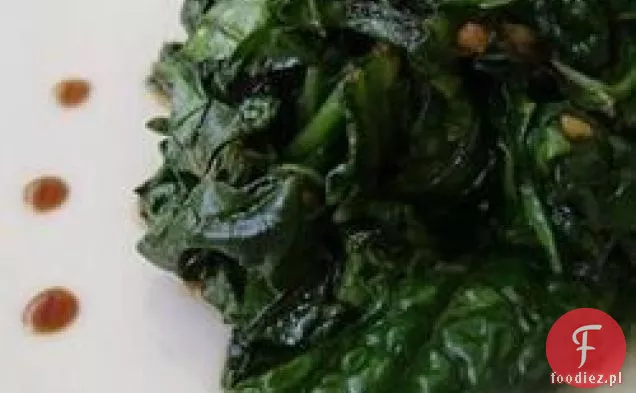 Pikantny Bok Choy w sosie czosnkowym