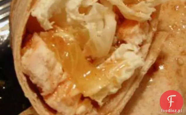 Pikantne kanapki z kurczakiem pomarańczowo-sezamowym