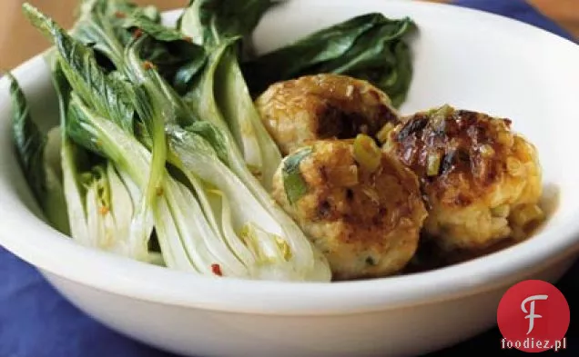 Klopsiki z ryżu jaśminowego z Baby Bok Choy