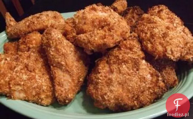 Pieczone udka z kurczaka z Panko i parmezanem