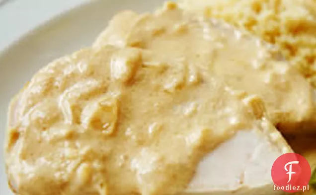 Polędwiczki wieprzowe z sosem Dijon Marsala