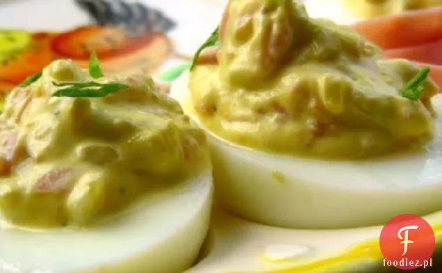 Easy Deviled Eggs & Ham